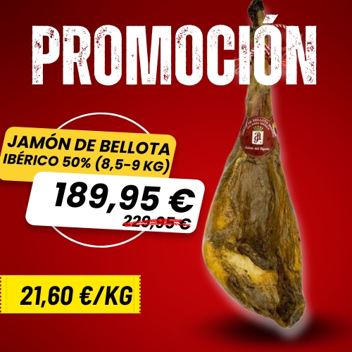 Jamón Bellota 50% Ibérico Oferta Jamonterapia